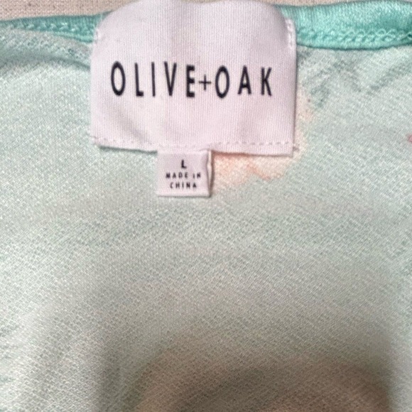 Olive+Oak Orchard Mint Floral Sleeveless V Neck Maxi Size Large - Picture 9 of 15